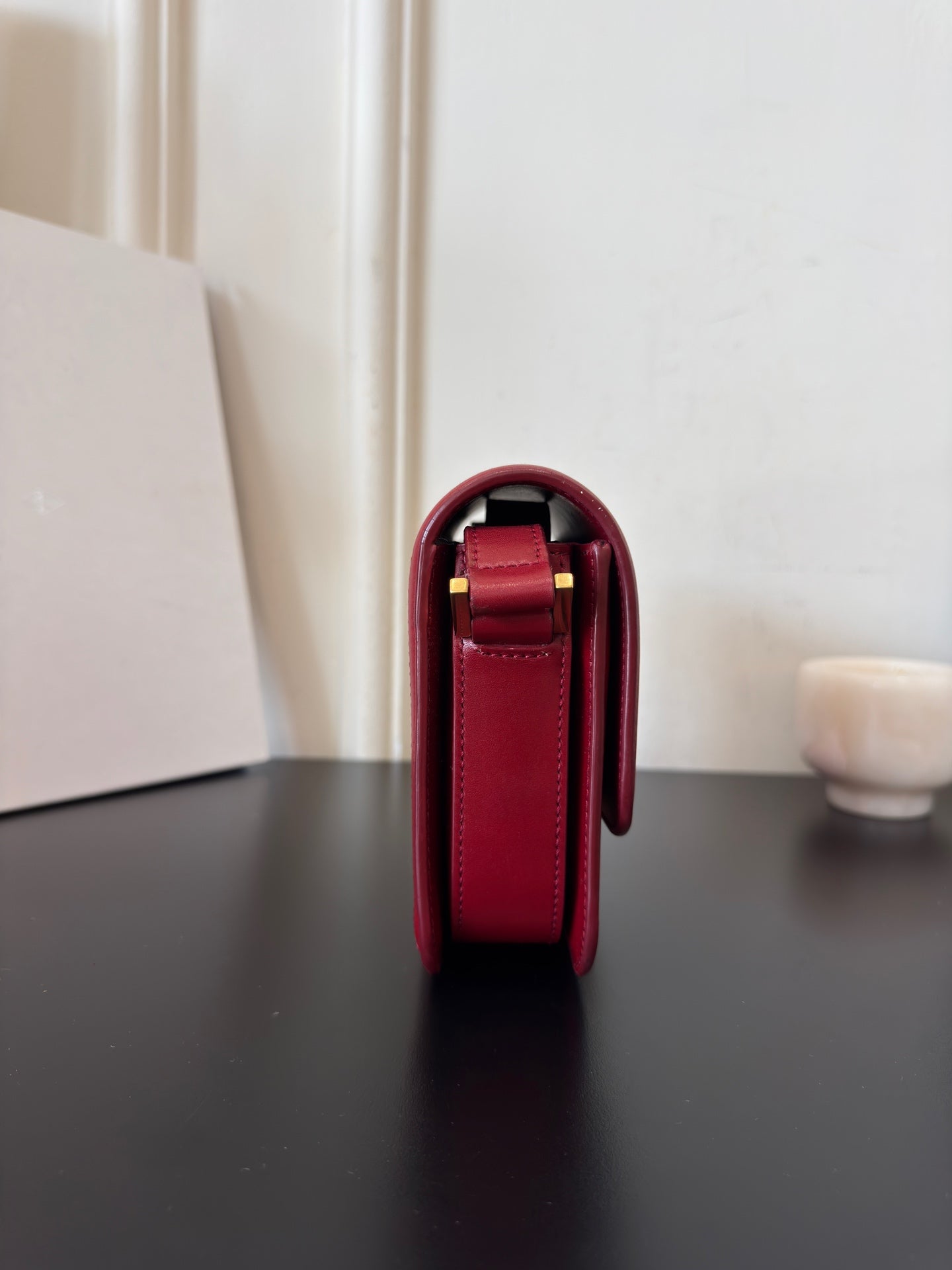 YSL - Solferino - Leather - Red - (small)