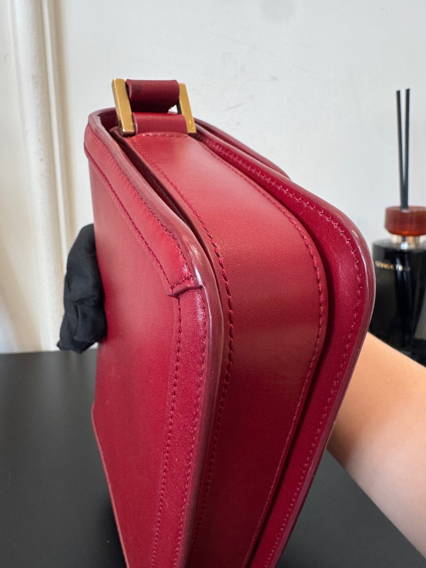 YSL - Solferino - Leather - Red - (small)
