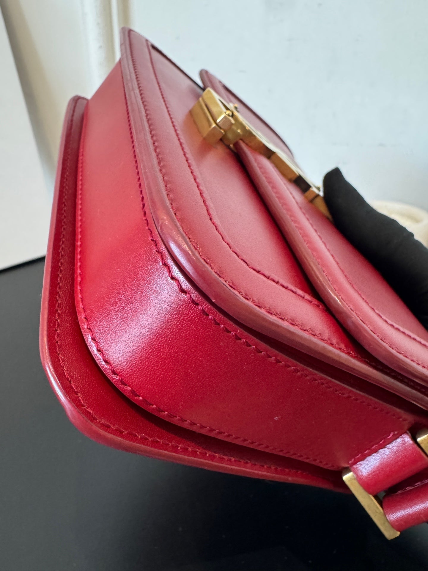YSL - Solferino - Leather - Red - (small)