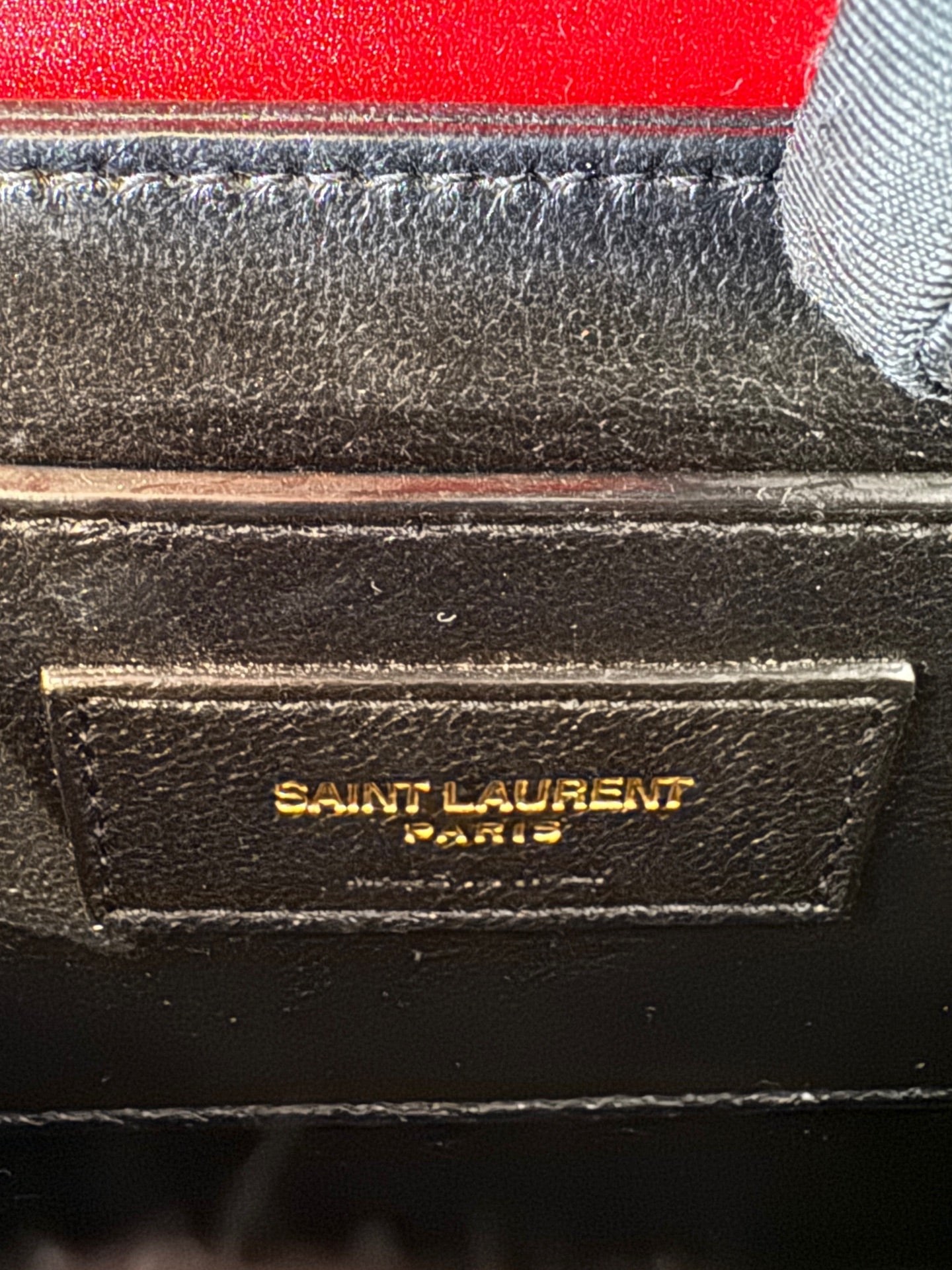YSL - Solferino - Leather - Red - (small)