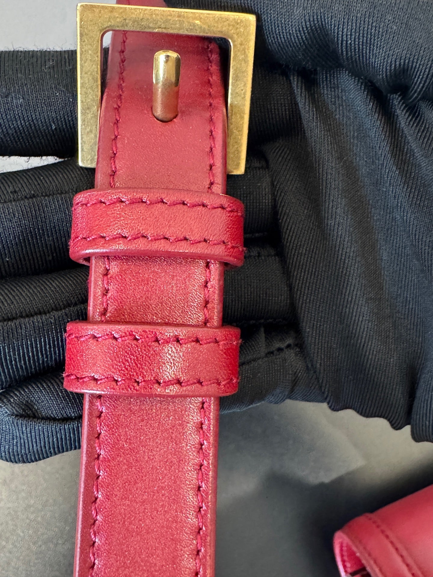 YSL - Solferino - Leather - Red - (small)
