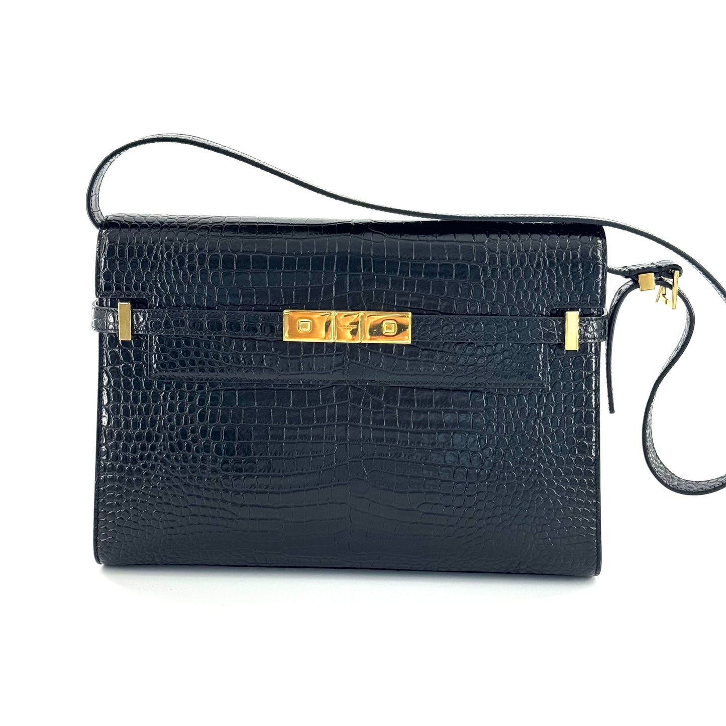Yves Saint Laurent - Manhattan - Leather - Black - (medium)