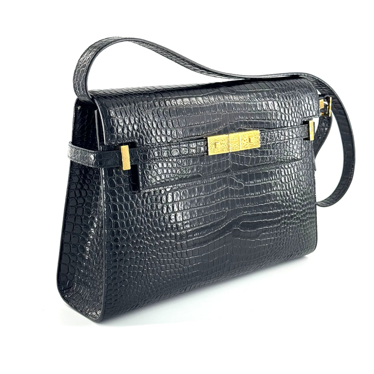 Yves Saint Laurent - Manhattan - Leather - Black - (medium)